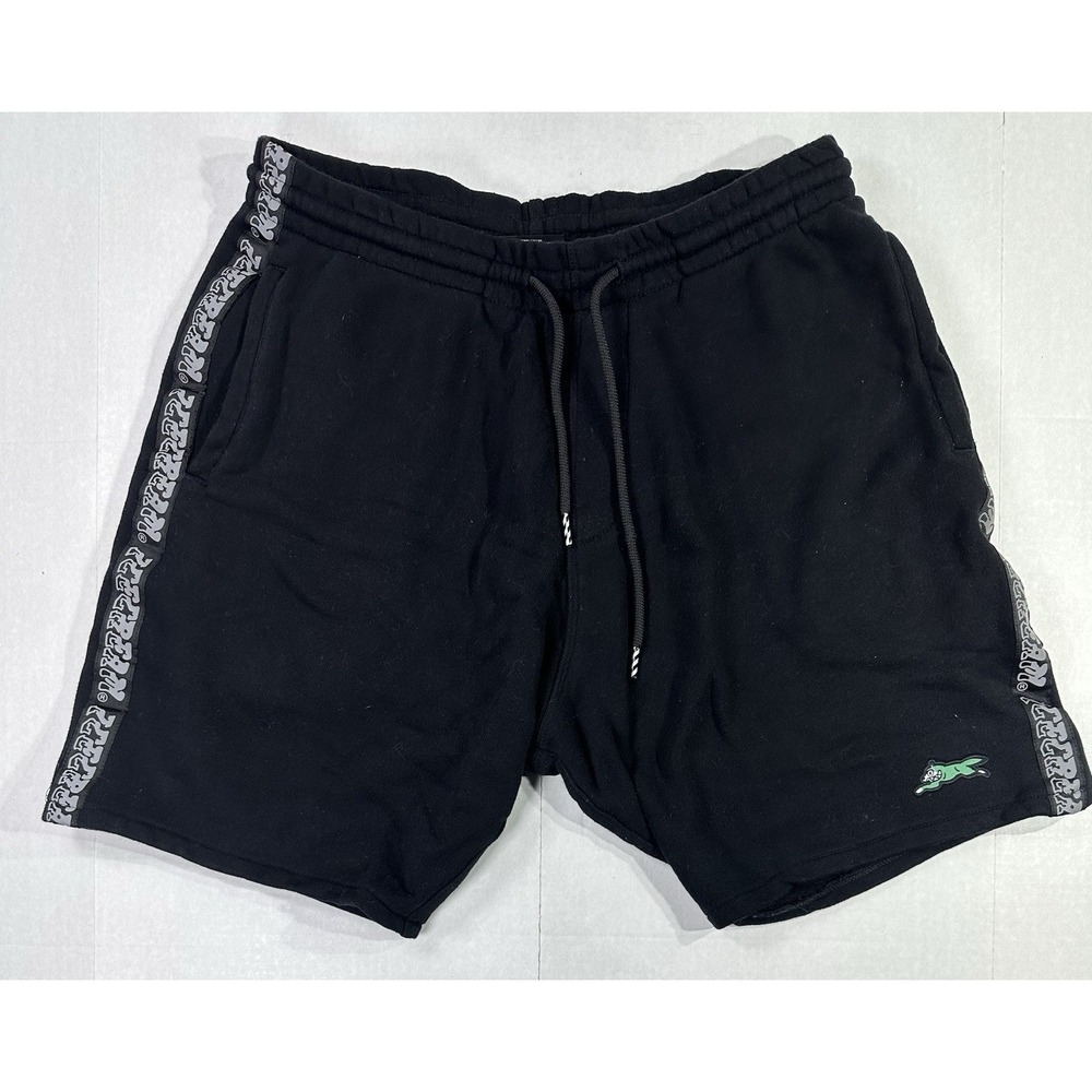 Icecream Running Dog Logo Black Sweat Shorts Men's Size L Pharrell Streetwear